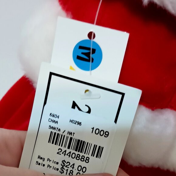 NWT~Mayfair's Santa Suit Footed Romper w/ White Faux Fur Trim (Size: 3-6 months) - Picture 6 of 6